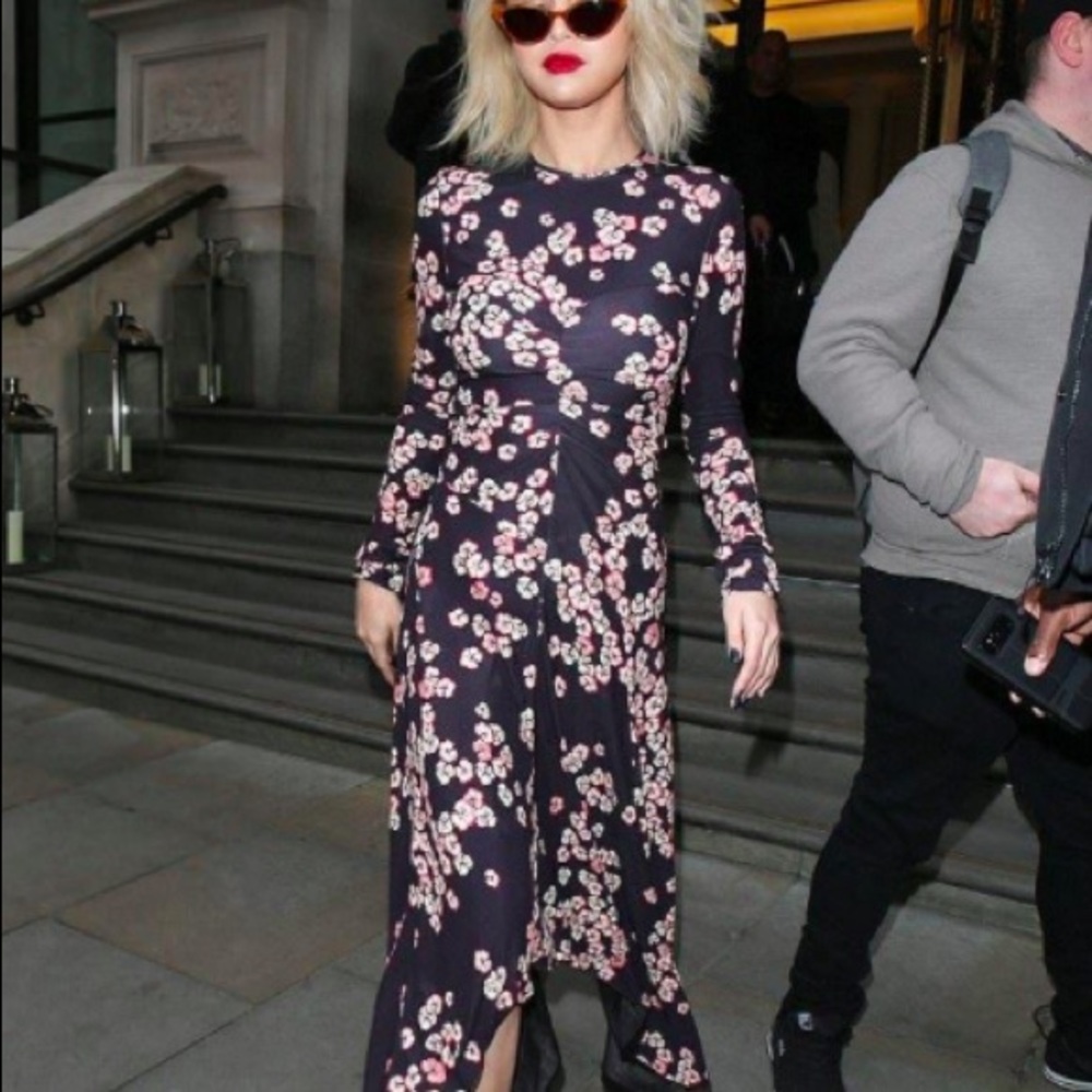 Isabel Marant Diana Cherry Blossom midi dress - Picture 3 of 8